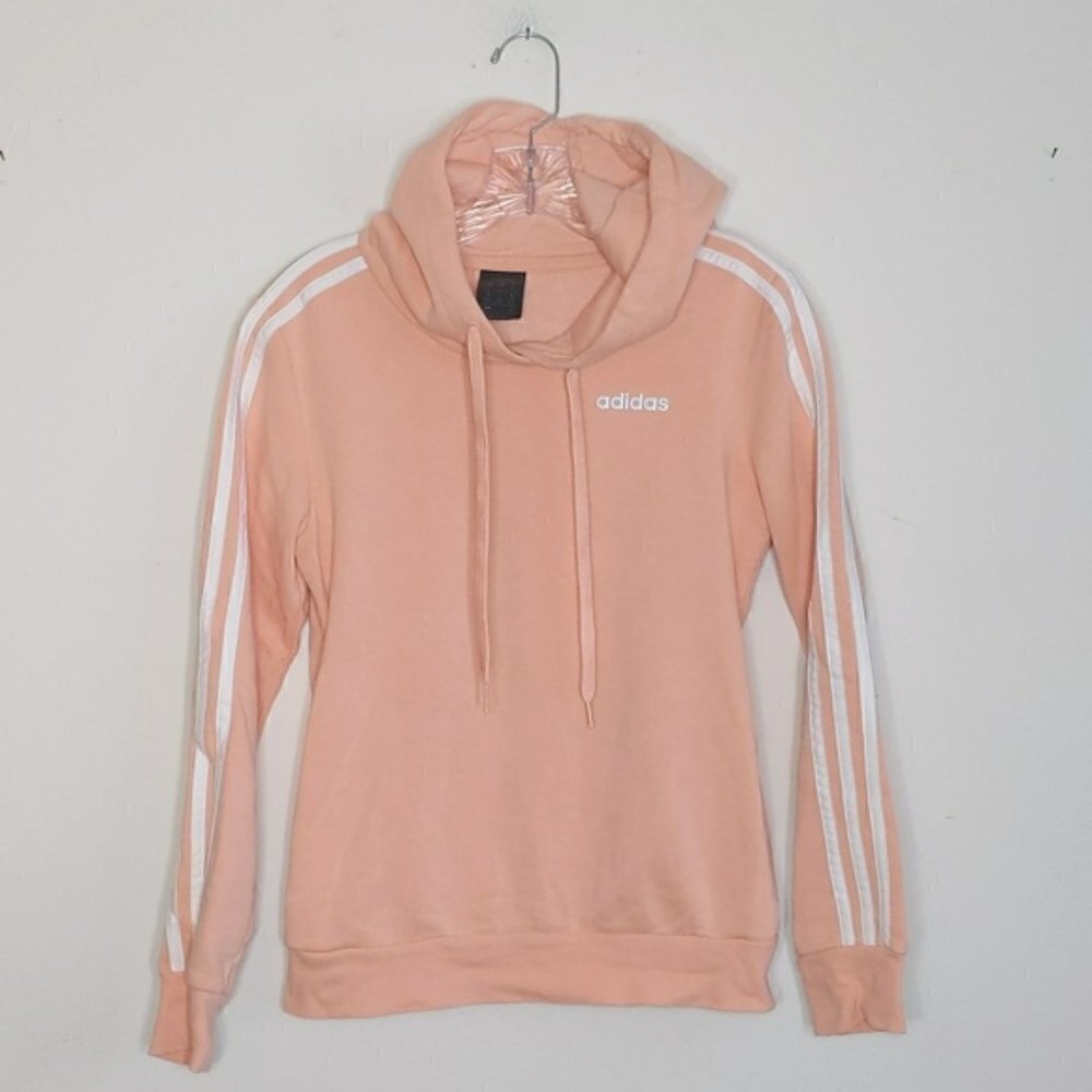 Adidas Pink Pullover Sweatshirt Hoodie
